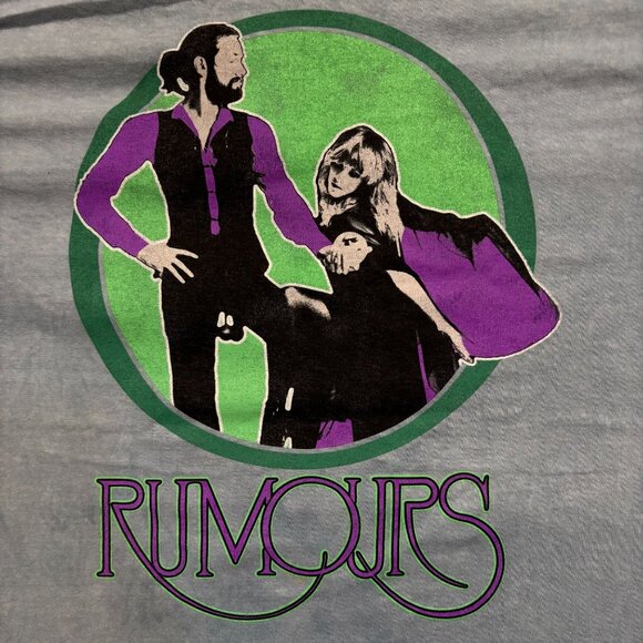 Fleetwood Mac Rumours Blue RockT-Shirt Size Extra Large - Picture 3 of 4